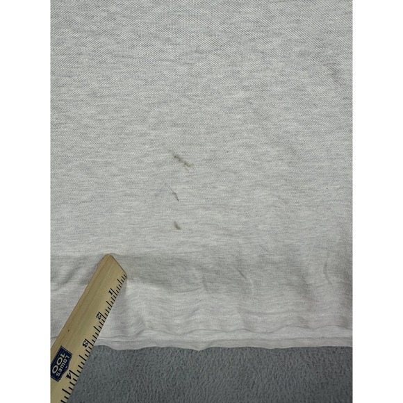 Polo Ralph Lauren Polo Shirt Mens XL Gray Classic Fit Long Sleeve Cotton Pony - Picture 3 of 9